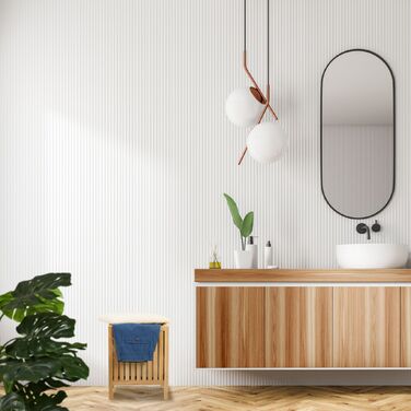 Кошик для білизни Relaxdays з горіхового дерева з сидінням