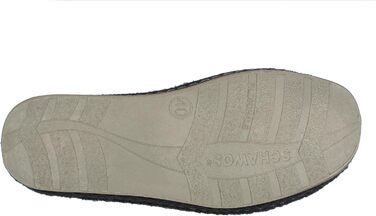 Домашні тапочки Schawos Lisa з вовни для жінок, теплі, з підкладкою, з супінатором, неслизька підошва (39 EU, Антрацит 10w)