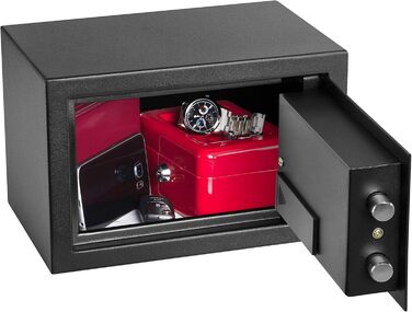 Домашній сейф HomeSafe HV24E з електронним замком, 20x44x38 см. Підходить для зберігання грошей, прикрас, документів та ноутбука.