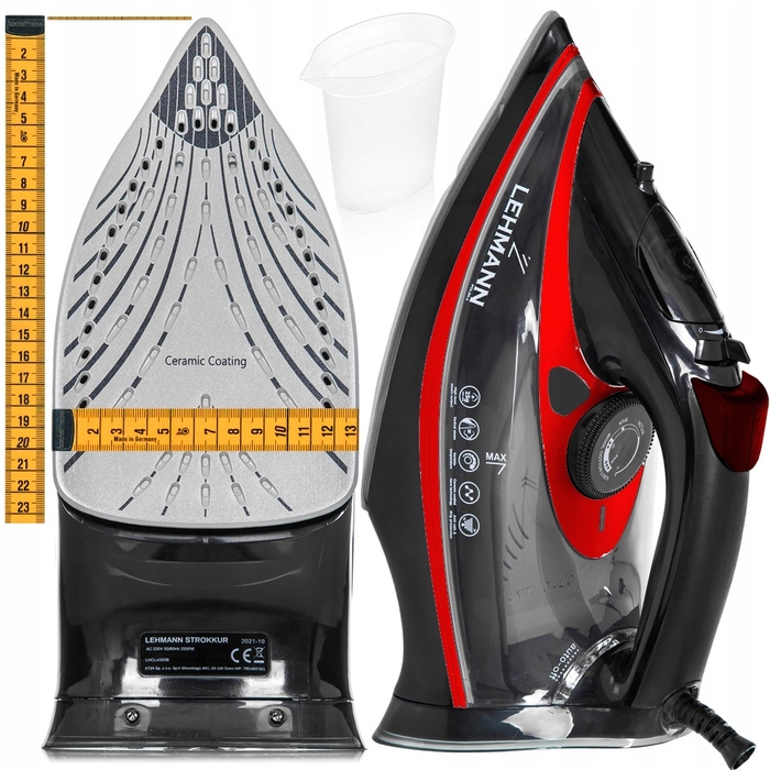 Парова праска Lehmann Ceramic 3000 Вт, 380 мл, Anti-Drip