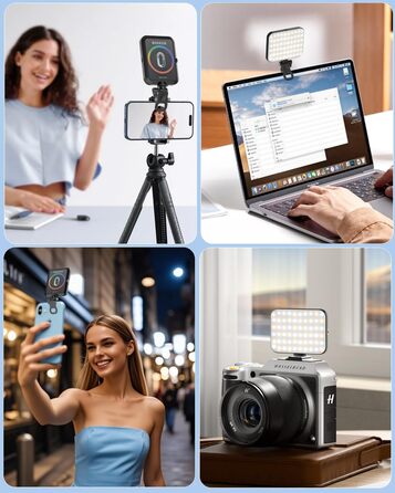 LED кільцеве світло Handy Licht для iPhone: 90 світлодіодів, RGB, магнітне кріплення, для фото та відео