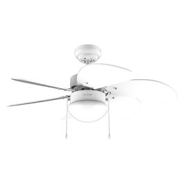 Стельовий вентилятор Cecotec EnergySilence Aero 3600 Vision Full 91 см з підсвіткою, 50 Вт, 3 швидкості, білий