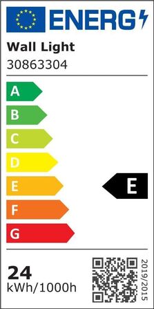 Зовнішня вулична LED-лампа Comely 24W з датчиком руху, IP65, алюміній, тепле світло 3000K для саду, тераси, сходи, чорна