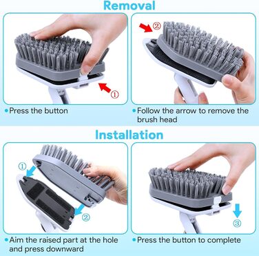 Bathroom Cleaning Brush with 52