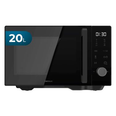 Мікрохвильова піч Cecotec Proclean Flatbed Inverter Pro White, 20л, без поворотного столика, інверторна, чорна