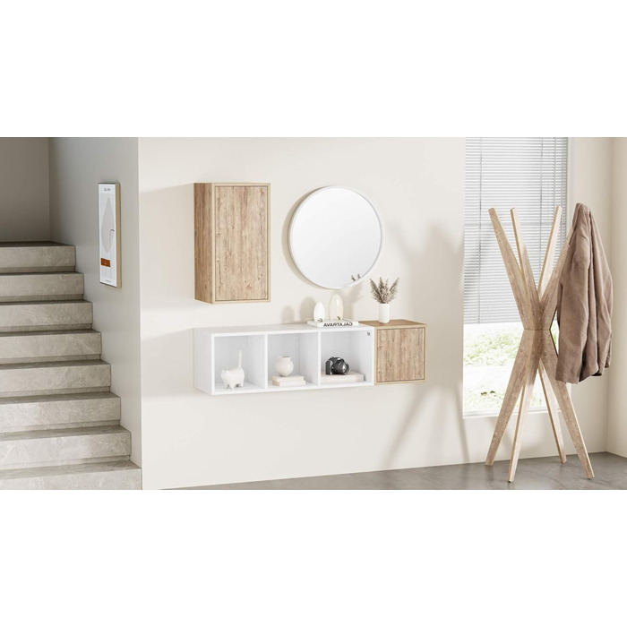 Emma, coat rack, Made in Italy (Ulme Perlen)