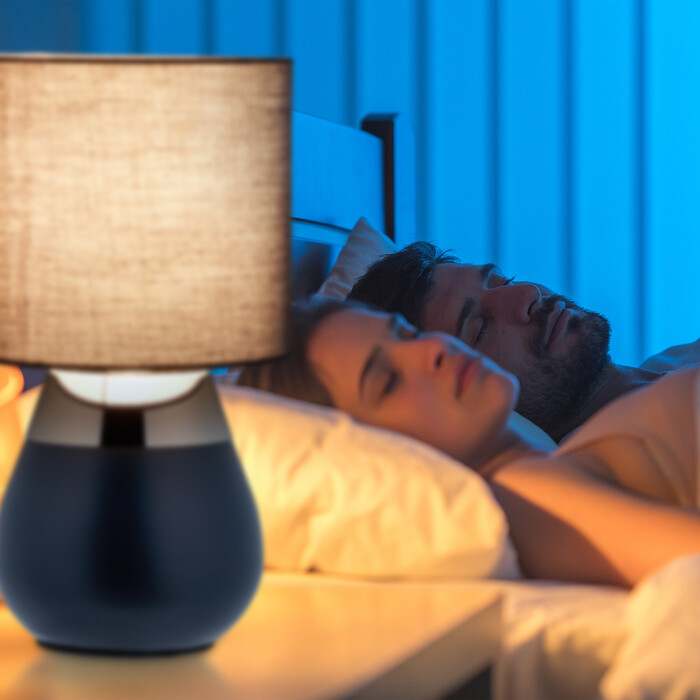 Приліжковий світильник Relaxdays Сенсорний овал