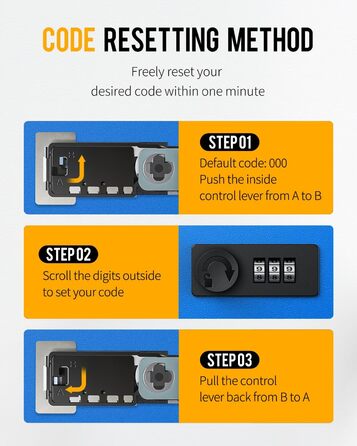 Шкафчик для ключів Uniclife на 60 позицій з комбінацією та ключовим замком, регульовані полиці, цифрова скринька, органайзер ключів (блакитний)