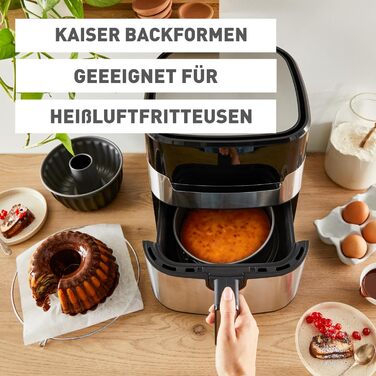 Форма для випічки Kaiser Inspiration Mini Springform 18 см з антипригарним покриттям для аерофритюрниці