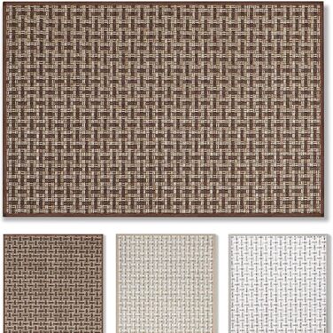Килимок для дому 41x61 см, антиковзаюча підлога, для входу, коричневий