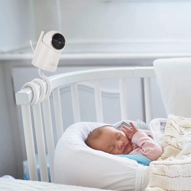 Дзеркало-тримач для дитячого монітора Lonnky 7.1' - сумісний з Vtech, Eufy, ANMEATE та іншими моделями, гнучкий кріплення для ліжечка та стіни, без інструментів