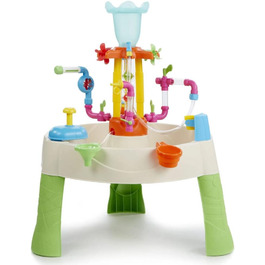 Little Tikes Fountain Factory Water Table, Garden Toy, Safe and Portable Kids' Table, Sensory Toy for Outdoors; Encourages Imaginative Play, Ages 24 Months+
