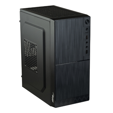 Корпус Micro ATX для комп'ютера Akyga AK35BK PC Tower, 2x USB 2.0, чорний