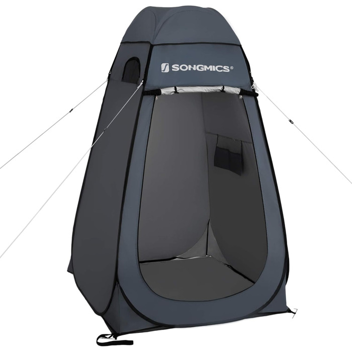 SONGMICS Pop-Up Privacy Tent - Outdoor Shower & Toilet Tent for Camping, Fishing, Beach - Portable Changing Room with Carry Bag