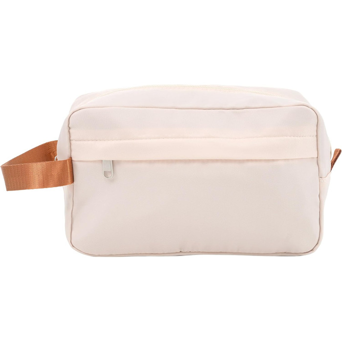 Набір валіз Merax 5-ти частинний: велика, середня, маленька валіза, сумка та органайзер, ABS, TSA-замок, розширюється, бежевий колір