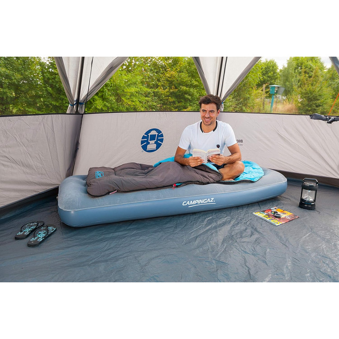 Надувне ліжко Campingaz Quickbed Single для відпочинку на природі та вдома - 188 x 74 x 19 см, до 148 кг