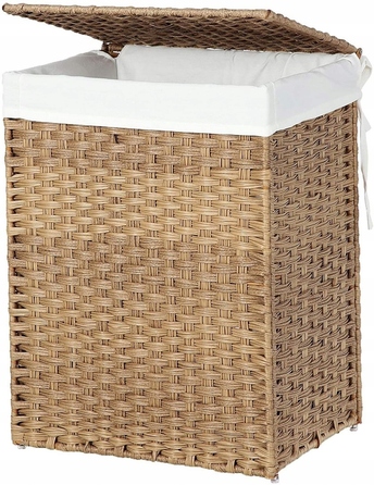 Кошик для брудної білизни Songmics, 90 л, коричневий