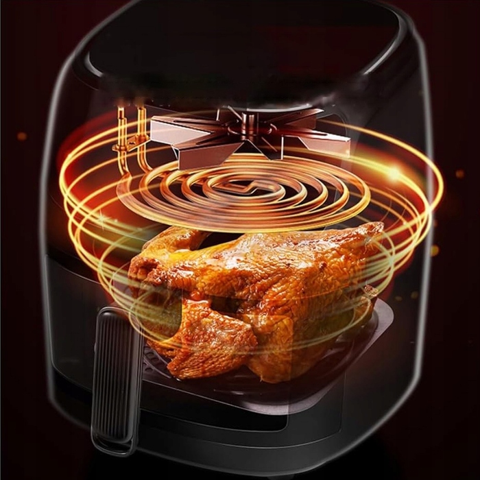 Аерофритюрниця Air Fryer 8л XL, Потужність 2400 Вт, 8 програм приготування
