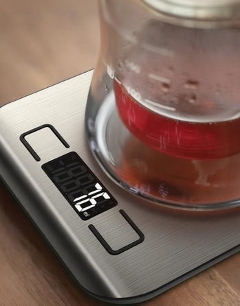 Кухонні ваги BOTC, жовтий/золотий, до 10 кг