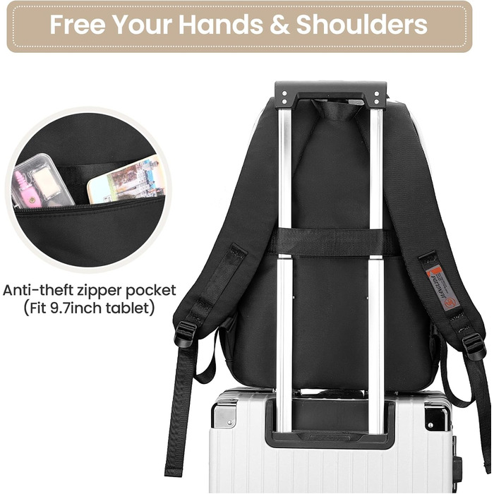 Шкільний рюкзак для дівчаток-підлітків: стильний, водонепроникний, для 3-9 класу. Великий дитячий рюкзак для школи та подорожей, блакитний (8529# Чорний)