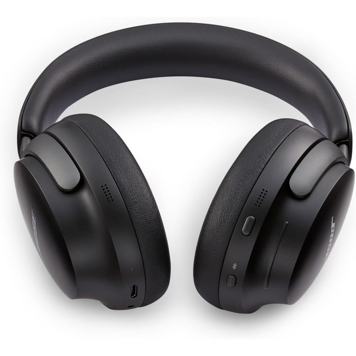 Бездротові навушники Bose QuietComfort Ultra Over-Ear з активним шумозаглушенням, Spatial Audio (просторовий звук), до 24 годин автономної роботи, чорні