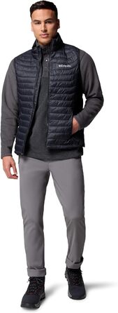Жилет Columbia Powder Pass Hybrid - чоловічий, утеплений, чорний (L)