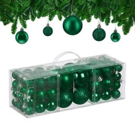 Relaxdays Set of 76 Christmas Baubles