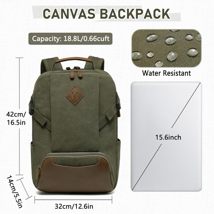 Чоловічий рюкзак для ноутбука 15.6