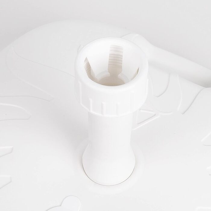 ACTIVE 61140 - Umbrella stand, parasol stand, umbrella base, refillable, white, dimensions 45 x 30 cm, robust, umbrella and parasol holders