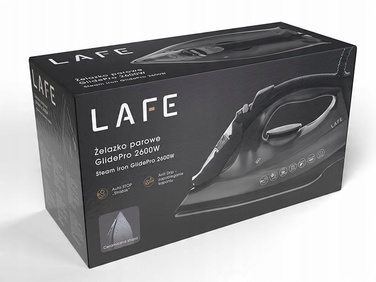 Парова праска LAFE GlidePro 2600W, 80 г/хв, 600 мл, система крапельного захисту