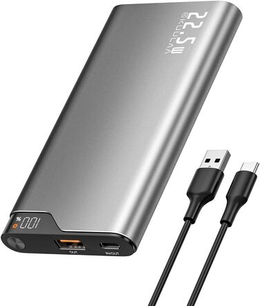 Power Bank Kuulaa 10000mAh 22.5W з USB-C: зарядний акумулятор для iPhone, Samsung, iPad, Huawei