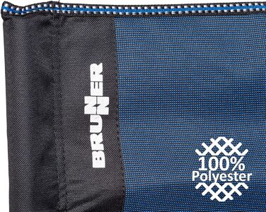 Крісло розкладне Brunner Regista Captain Azzurro/Nero (Чорний/Синій) - комфортне для кемпінгу та відпочинку