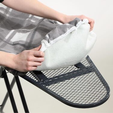 Набір для прасування KADAX: зносостійкий чохол з еластичним гумкою, для парових прасок, замінний, в клітинку (Kariert M)