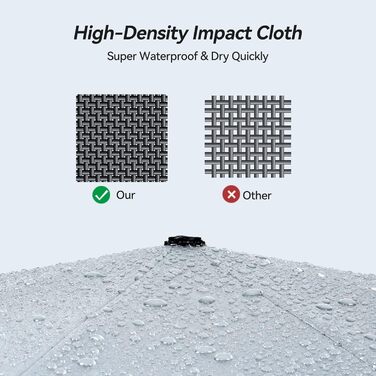 Чоловічий парасолька TechRise: великий, стійкий до вітру, автоматичний, компактний (жовтий & срібний)