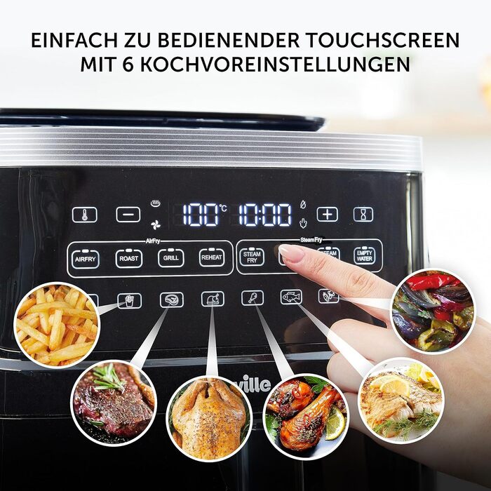 Аерофритюрниця Breville Halo Flexi 7 л з пароваркою (SteamFry)