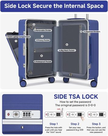 Чемодан ручної об'єм Sea Choice з відділенням для ноутбука 15.6