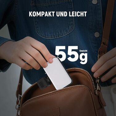 LED світло для селфі Neewer Entry Level - настільне світло для телефону, 54 світлодіоди, кліпса, CRI 88, 650mAh, для відеоконференцій, макіяжу, YouTube