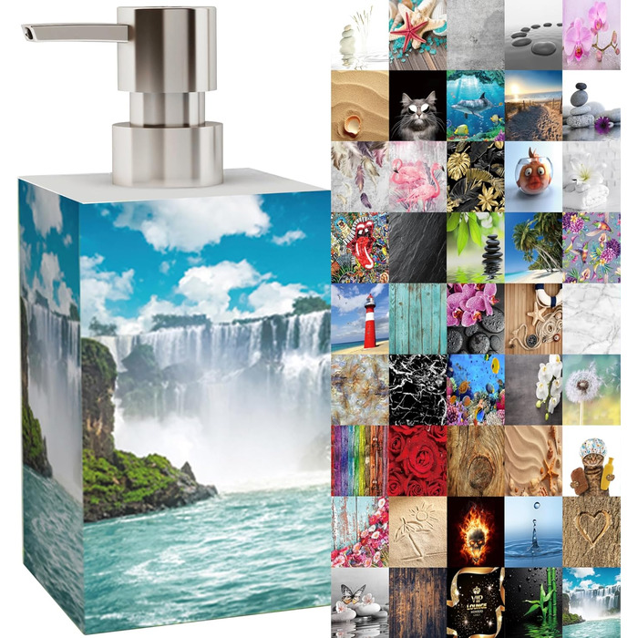 Дозатор мила | Широкий вибір стильних дозаторів для ванної кімнати | Сучасний дизайн, ефектний водоспад
