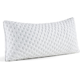 BedStory Memory Foam Pillow, Adjustable Height Pillow 40x80, Shredded Memory Foam Pillow, Öko-Tex Certified Neck Support Pillow for Back and Side Sleepers, Washable Cover 1-Piece Set 40x80