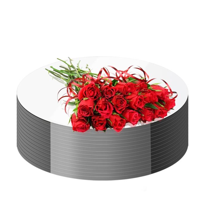 8 круглих дзеркал для декору столу, акрилові дзеркала, плитки для свічок, круглі дзеркальні підноси, плитки-дзеркала для декору столу та стін (10 дюймів/25 см, 12 дюймів/30 см)