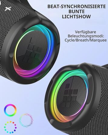 Tronsmart Mirtune S100: Bluetooth колонка водонепроникна IPX7, 20 год, для пляжу та вечірок (Чорна)