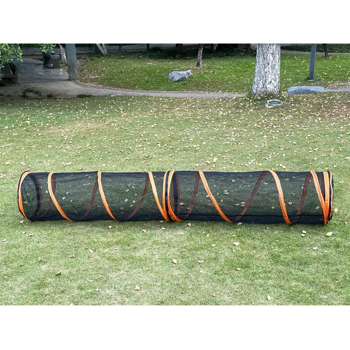 Туннель-намет 2-в-1 для котів та собак, складний, для вулиці, Pop-Up вольєр для тварин, огорожа, будиночок (стиль 3)