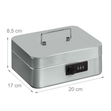 Relaxdays Combination Lock Cash Box