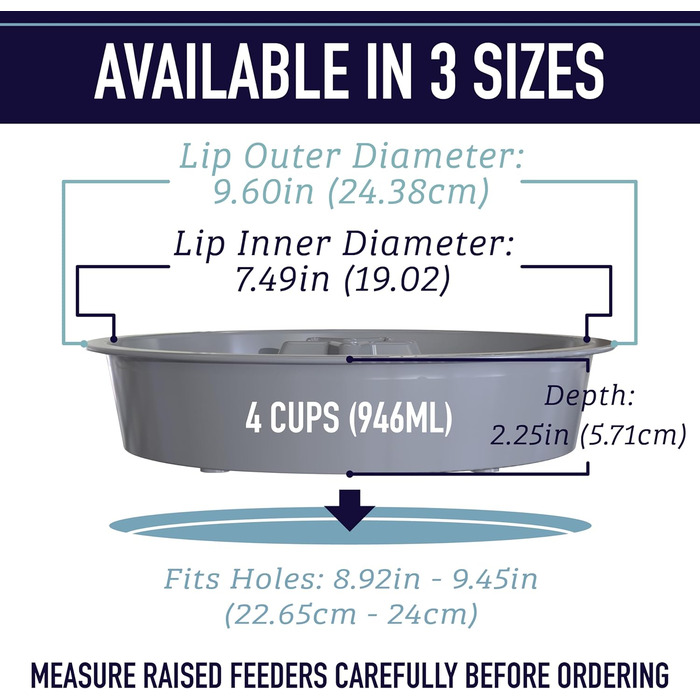 Миска для собак Leashboss Anti Sling Bowl - Лабіринт для підвищення місця годівлі - Повільний годівник для собак великих, середніх та малих порід (2 чашки - 19,1-20,3 см годівниці, блакитна)