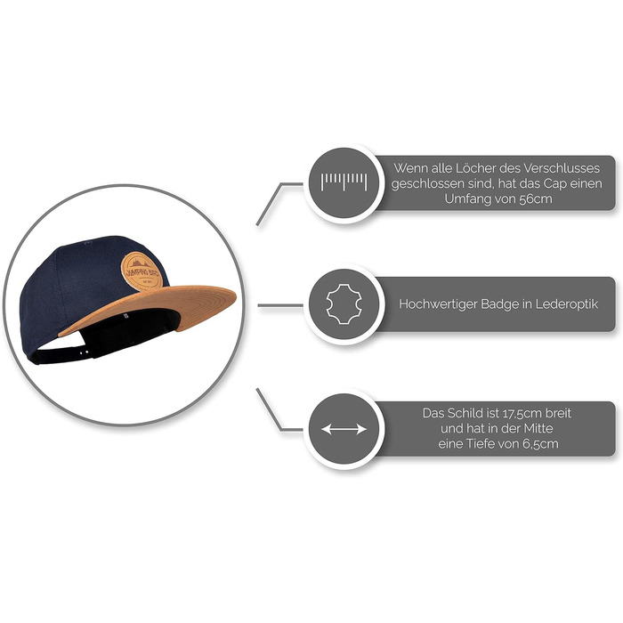 Кепка бейсболка Jumping Bird для чоловіків • Snapback кепка для активного відпочинку • Регульований розмір, легко миється, колір Океанський блакитний