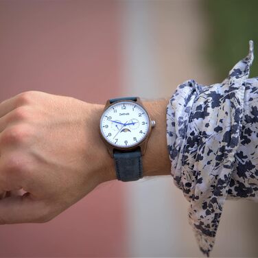 Годинник чоловічий Zeitholz Holzuhr з натурального дерева, 42 мм, кварцовий механізм, колекція Klitten, екологічний дизайн