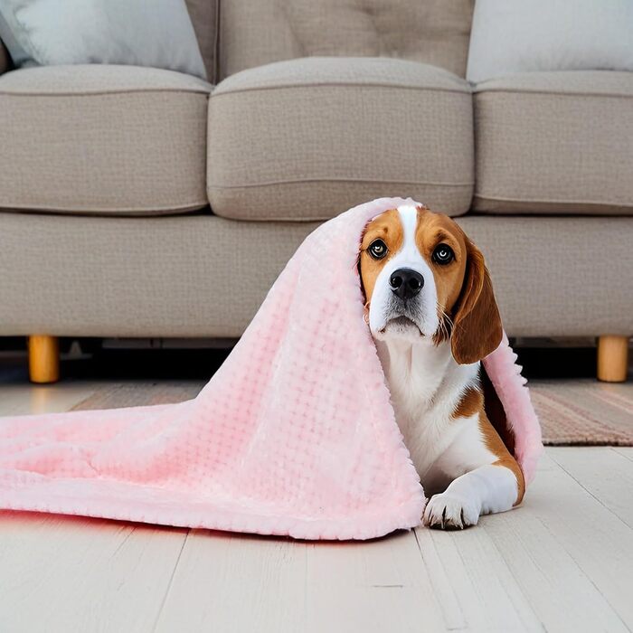 SLSON Деки для собак та котів, м'які двосторонні, 70x100 см (блакитний та рожевий)