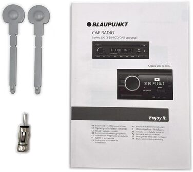 Автомагнітола Blaupunkt Madrid 200 BT з Bluetooth, USB, RDS, Aux, 1-DIN, чорна