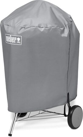 Гриль Weber Compact Kettle 47 см, чорний, кришка, комплект із чохлом для вугільних грилів (57 см), кулеподібний