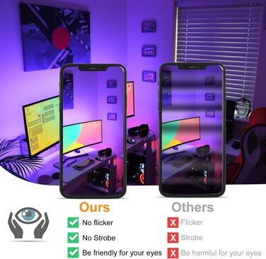 ChangM RGB LED Floodlight, Outdoor Floodlight, 30W, 4 Pack, Bluetooth APP Control, 16 Million Colors, Smart LED Floodlight, IP66 Outdoor Floodlight, Waterproof LED Floodlight, Garden Mood Lighting